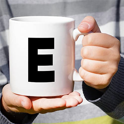 Initial A-Z Alphabet Monogrammed Student | Ceramic Coffee Mug | 11 OZ