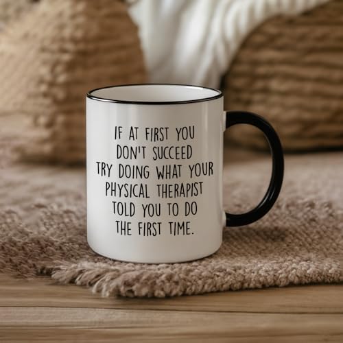 Funny Physical Therapist Novelty Thank You | Ceramic Coffee Mug | 11 OZ