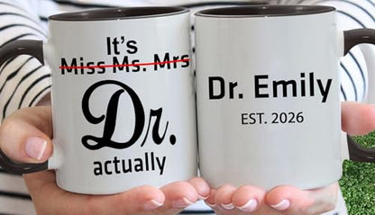 A62217 Personalized It s Miss Ms Mrs Dr | Customised Coffee Mug | 11 OZ