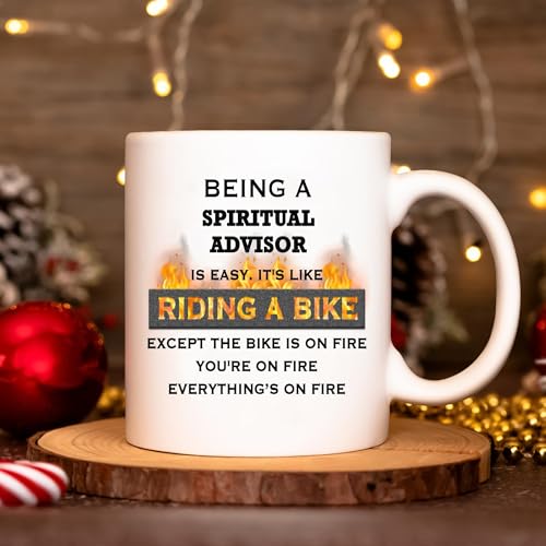 Being Spiritual Advisor gift for coworker | Ceramic Coffee Mug | 11 OZ