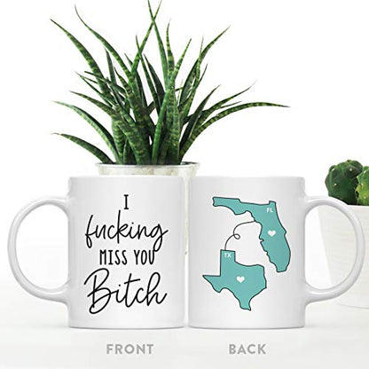Funny Rude Long Distance Self Isolation Funny | Ceramic Coffee Mug | 11 OZ