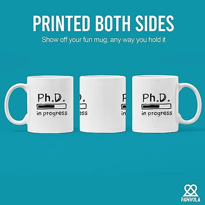PhD in Progress Future Dr Doctor Gifts Medical | Ceramic Coffee Mug | 11 OZ