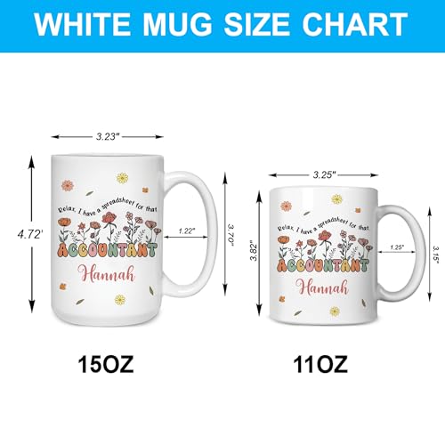 Hyturtle Personalized Accountant Funny | Customised Coffee Mug | 11 OZ