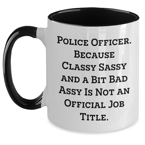 Funny Police Officer Gifts for Graduation | Ceramic Coffee Mug | 11 OZ