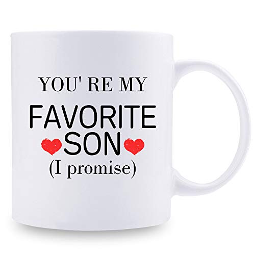 aiyaya Funny Gifts for Son from Mom You are My | Ceramic Coffee Mug | 11 OZ