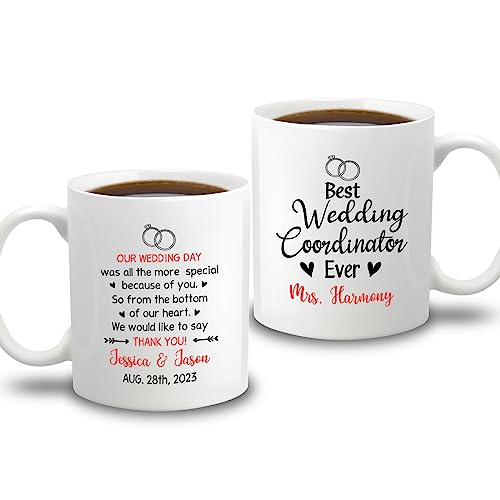 Personalized Name Best Wedding Coordinator | Customised Coffee Mug | 11 OZ