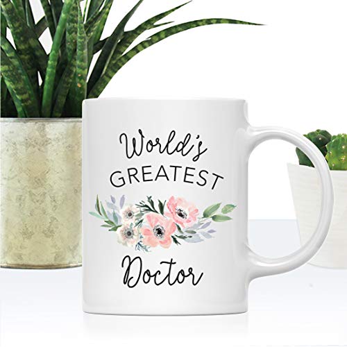 Gift for Women World s Greatest Doctor | Ceramic Coffee Mug | 11 OZ
