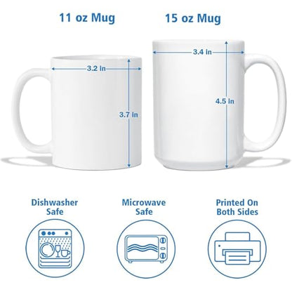 Personalized Hippo Graduate with Name Year | Customised Coffee Mug | 11 OZ
