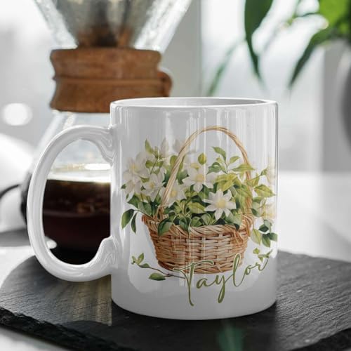 Beautiful Customized Magnolia Personalized | Customised Coffee Mug | 11 OZ