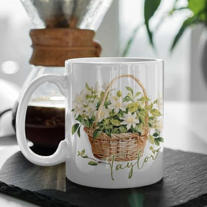 Beautiful Customized Magnolia Personalized | Customised Coffee Mug | 11 OZ