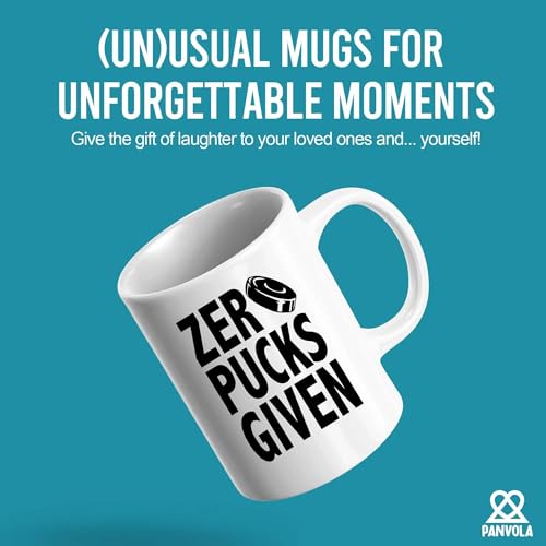 Zero Pucks Given Hockey Gifts For Men Women | Ceramic Coffee Mug | 11 OZ