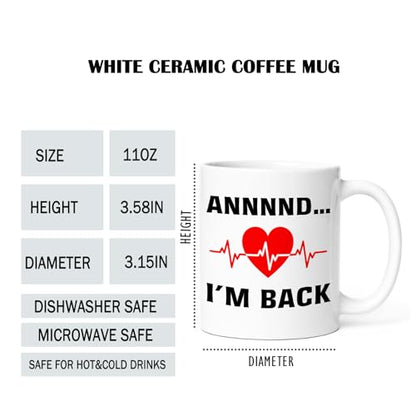 I m Back Recovery Gifts For Women Man After | Ceramic Coffee Mug | 11 OZ