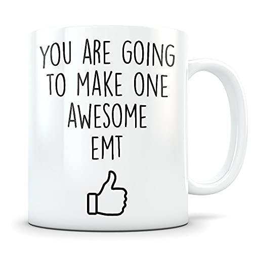 EMT graduation gift graduates gifts idea Funny | Ceramic Coffee Mug | 11 OZ