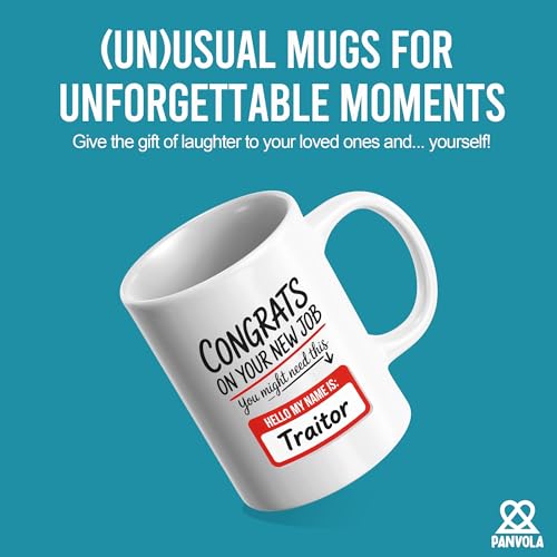 Congrats On Your New Job Funny Coworker | Ceramic Coffee Mug | 11 OZ