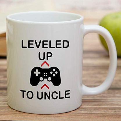 Funny Leveled Up To Uncle Gamer Sarcasm | Ceramic Coffee Mug | 11 OZ