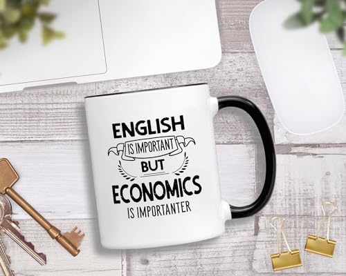 Economics English Important Importanter Funny | Ceramic Coffee Mug | 11 OZ