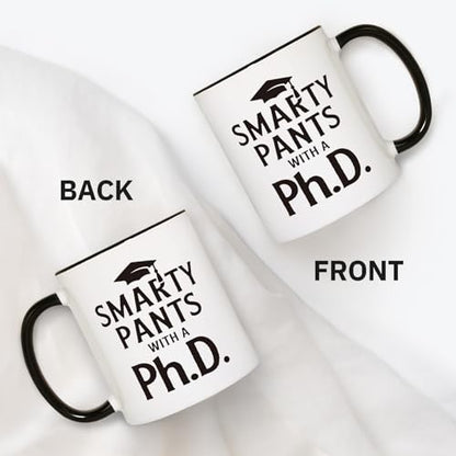 Petalsun PhD Graduation Gift for Her Him Funny | Ceramic Coffee Mug | 11 OZ