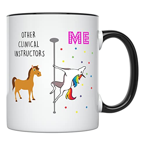 Unicorn Nursing Clinical Instructor Best Gifts | Ceramic Coffee Mug | 11 OZ