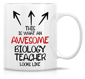 Funny This is What an Awesome Biology Teacher | Ceramic Coffee Mug | 11 OZ
