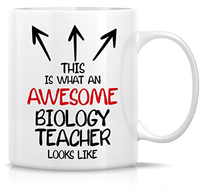 Funny This is What an Awesome Biology Teacher | Ceramic Coffee Mug | 11 OZ