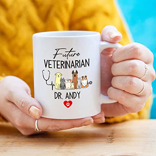 Customized Veterinarian Name Future Vet | Customised Coffee Mug | 11 OZ