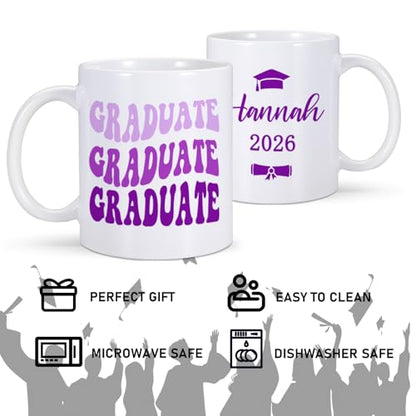 Personalized Graduation Gifts for Graduate | Customised Coffee Mug | 11 OZ