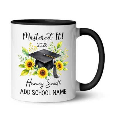 Personalized Name Year Mastered It | Customised Coffee Mug | 11 OZ