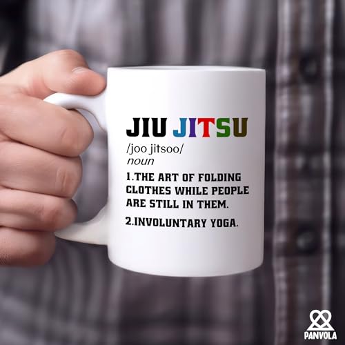 Jiu Jitsu Definition Funny Gifts Jiujitsu | Ceramic Coffee Mug | 11 OZ