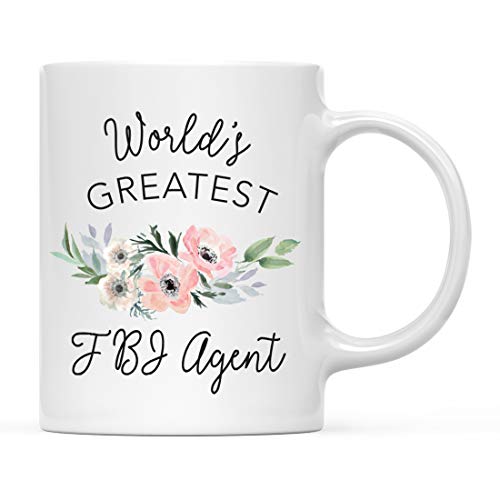 Gift for Women World s Greatest FBI Agent | Ceramic Coffee Mug | 11 OZ