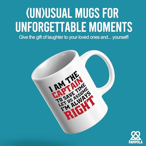 I Am The Captain To Save Time Let Us Assume m | Ceramic Coffee Mug | 11 OZ