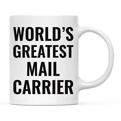 Gift for Men or Women World s Greatest Mail | Ceramic Coffee Mug | 11 OZ