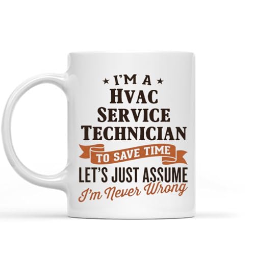 Graduation Gift Well I m Hvac Service | Ceramic Coffee Mug | 11 OZ