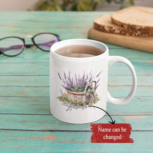 Design Customized Lavender Custom Travel | Customised Coffee Mug | 11 OZ