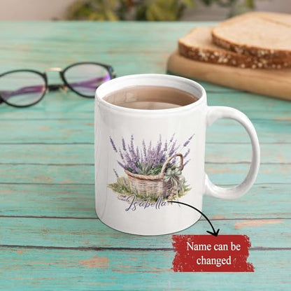 Design Customized Lavender Custom Travel | Customised Coffee Mug | 11 OZ