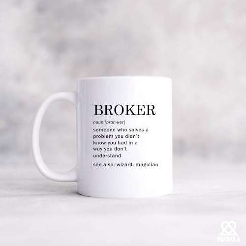Broker Definition Real Estate Salesperson | Ceramic Coffee Mug | 11 OZ