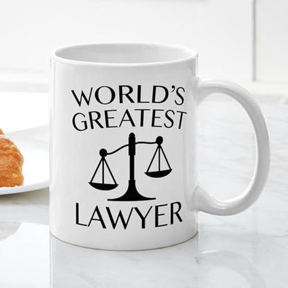 World s Greatest Lawyer | Ceramic Coffee Mug | 11 OZ