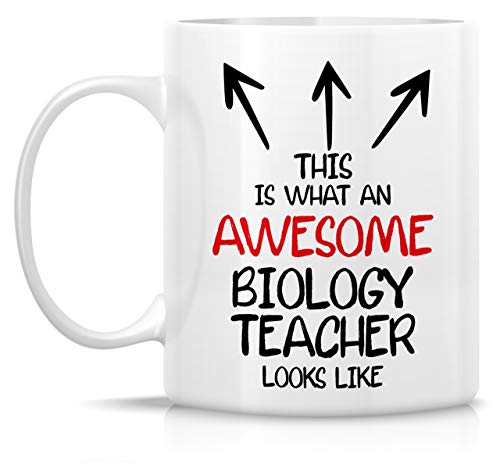 Funny This is What an Awesome Biology Teacher | Ceramic Coffee Mug | 11 OZ