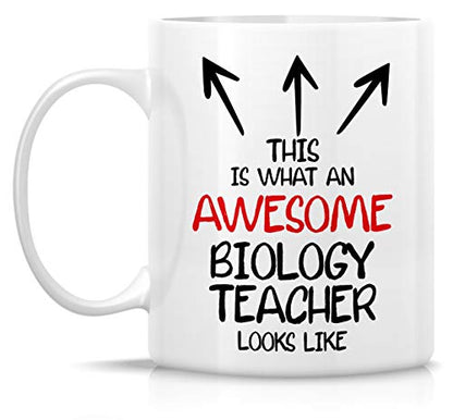 Funny This is What an Awesome Biology Teacher | Ceramic Coffee Mug | 11 OZ