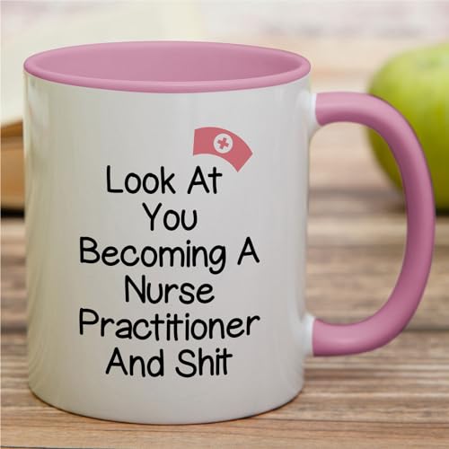 Funny Look at You Becoming a Nurse | Ceramic Coffee Mug | 11 OZ