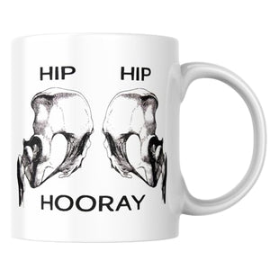 Cheerful Celebration with Hip Hooray Print Fun | Ceramic Coffee Mug | 11 OZ