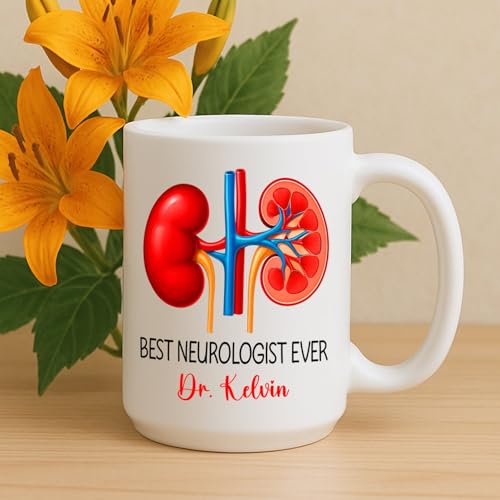 Personalized Name Gift For Nephrologist | Customised Coffee Mug | 11 OZ