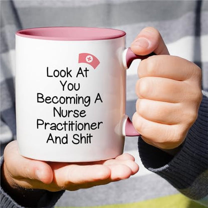 Funny Look at You Becoming a Nurse | Ceramic Coffee Mug | 11 OZ