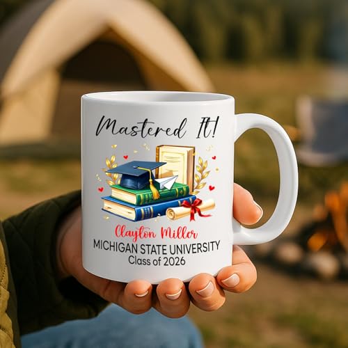 Customized Mastered It Gift For Women Men | Customised Coffee Mug | 11 OZ