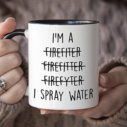 Firefighter Gifts for Men Women Funny Fireman | Ceramic Coffee Mug | 11 OZ