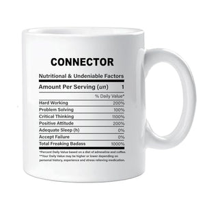 Gift for Connector nutrition ideas graduation | Ceramic Coffee Mug | 11 OZ