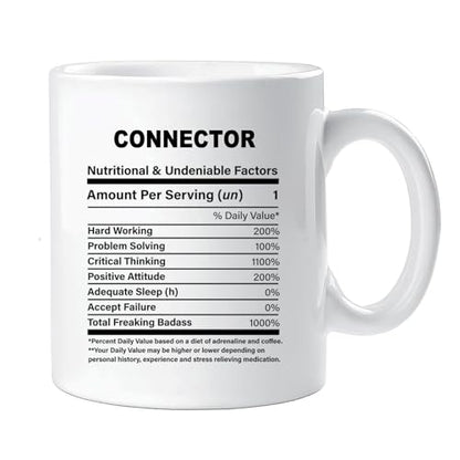 Gift for Connector nutrition ideas graduation | Ceramic Coffee Mug | 11 OZ