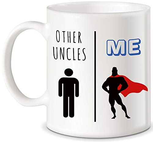 Funny My Uncle vs Other Uncles Gag Cool | Ceramic Coffee Mug | 11 OZ