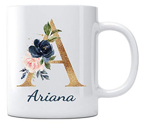 Mothers Day Presents with Name Ariana Gift | Ceramic Coffee Mug | 11 OZ