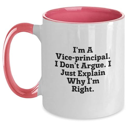 Funny Vice-Principal Gifts from Friends | Ceramic Coffee Mug | 11 OZ