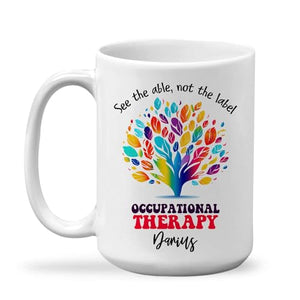See The Able Not Label Customized Colorful | Customised Coffee Mug | 11 OZ